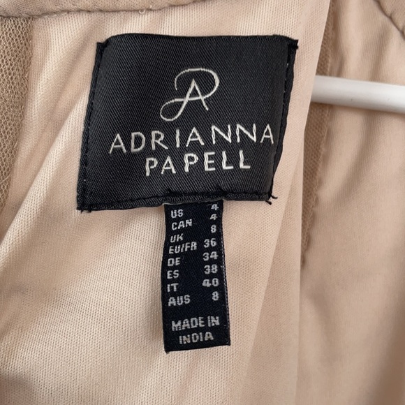 Gorgeous champagne colored sequin gown - Picture 7 of 11